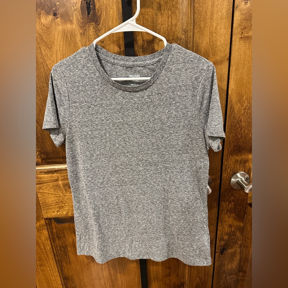Mossimo Supply Co. women’s Gray Heather Crew Neck Tee